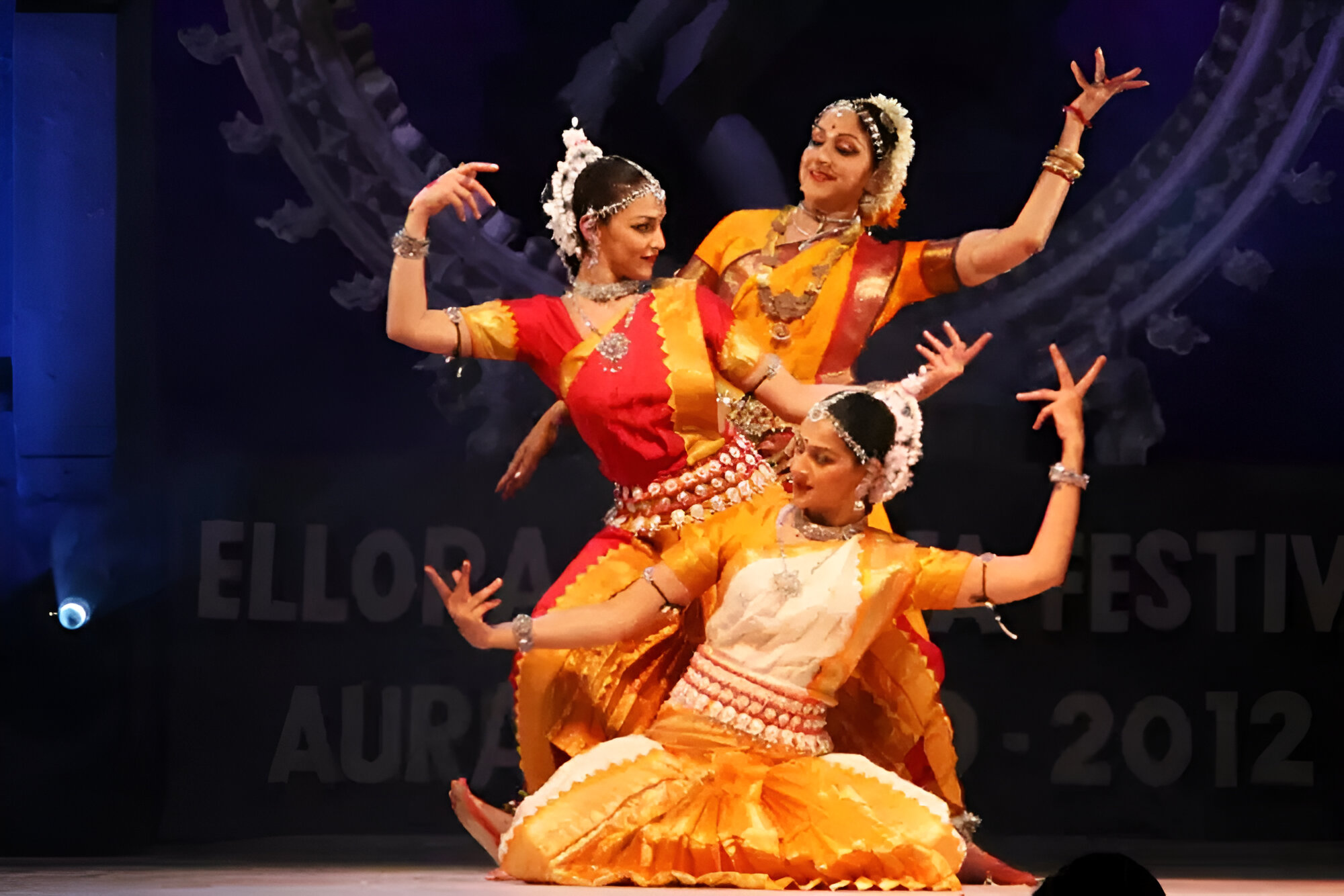 Bharatanatyam dance performance at Ajanta Ellora Festival